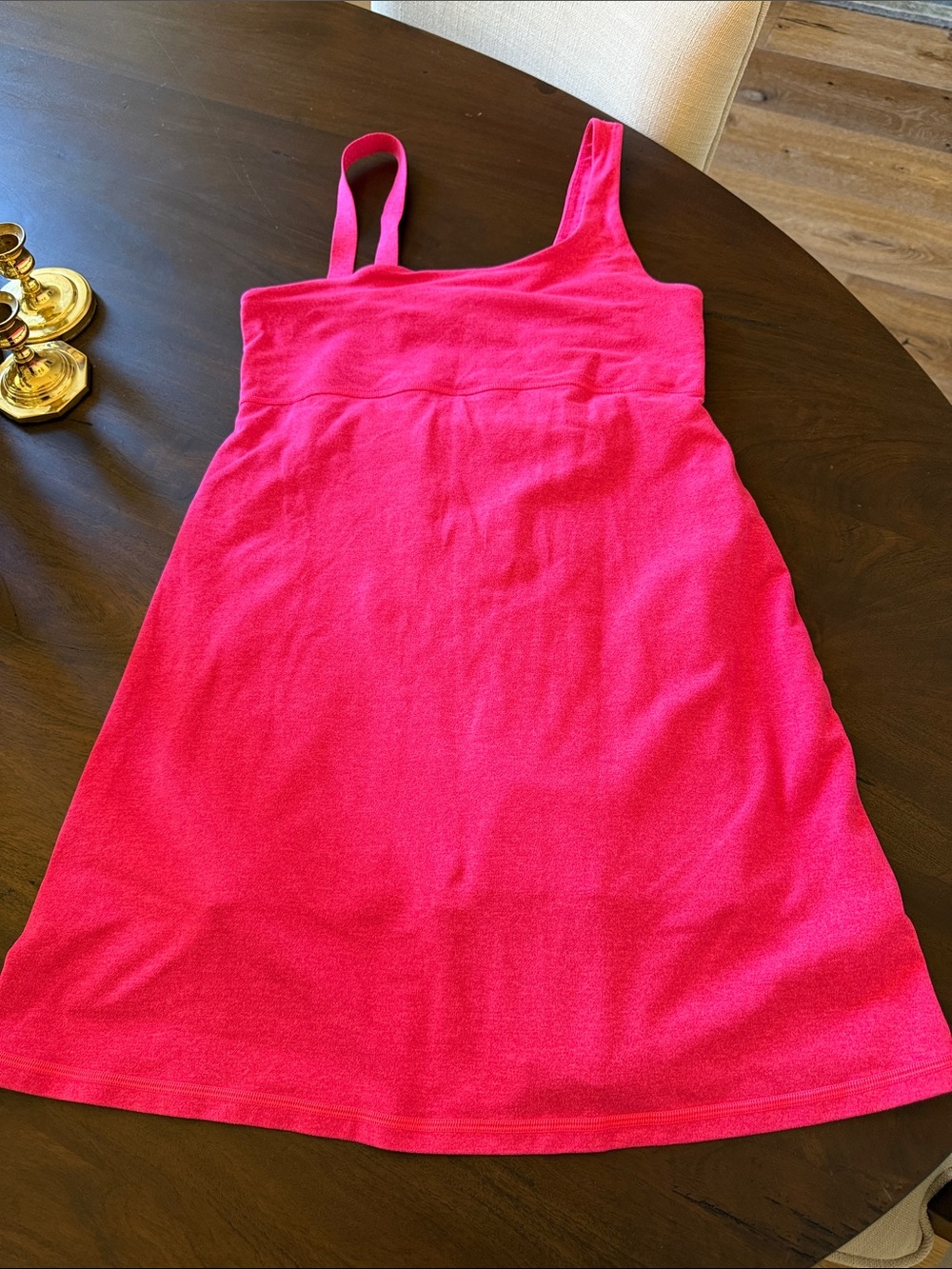 aerie Girls Hot Pink One-Shoulder Tank Dress